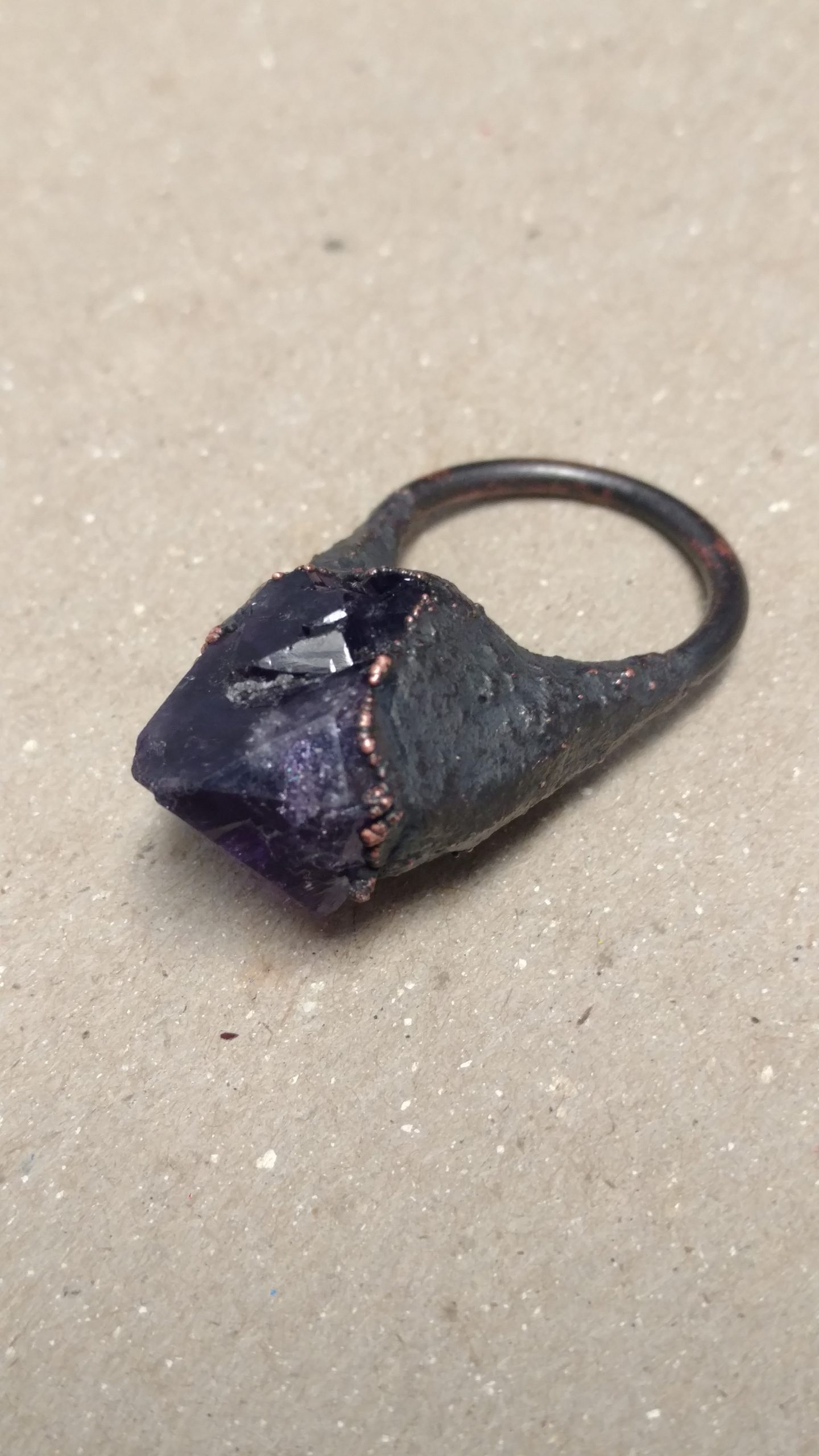 Amethyst ring / pendant 1 - Image 2