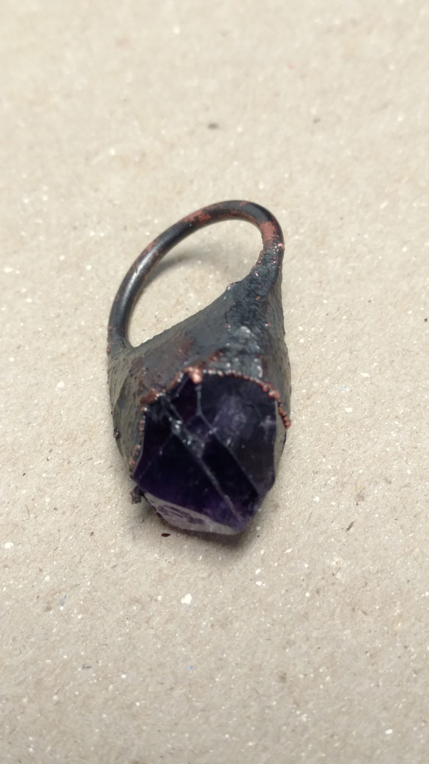 Amethyst ring / pendant 1 - Image 3