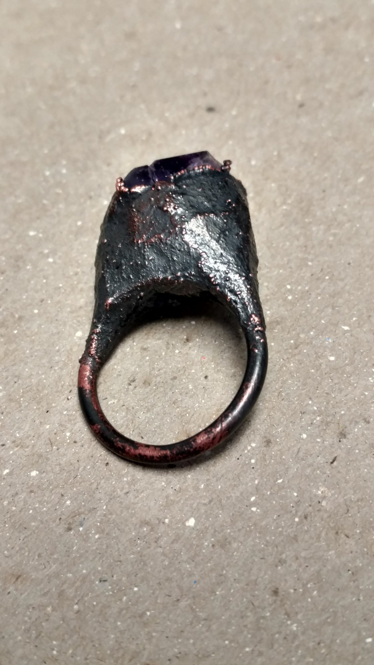 Amethyst ring / pendant 1 - Image 4