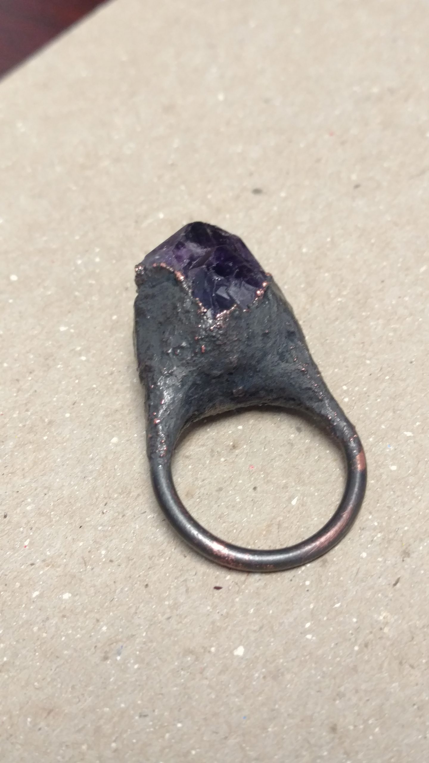 Amethyst ring / pendant 1 - Image 5