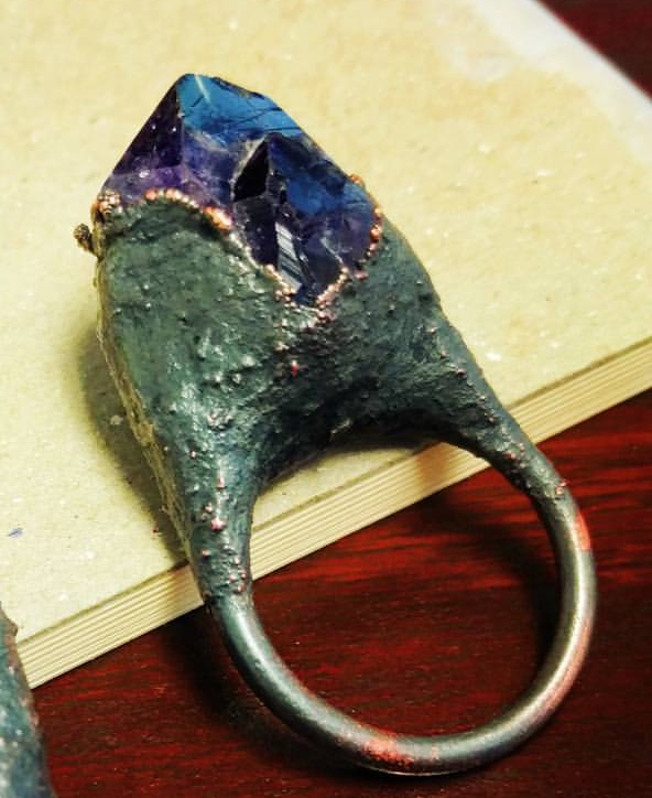 Amethyst ring / pendant 1