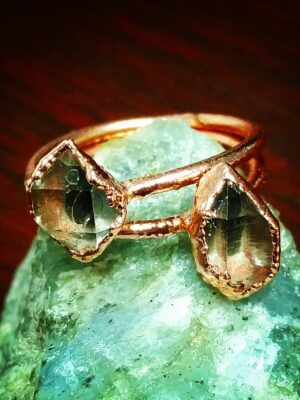 Herkimer Diamond Ring - Size 6