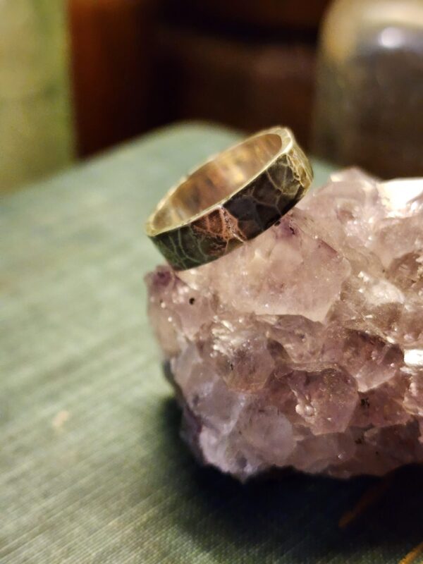 Forged Sterling Ring 4 - Size 6.75 - Image 2