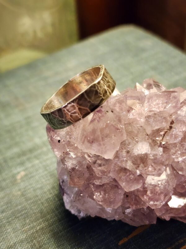 Forged Sterling Ring 4 - Size 6.75