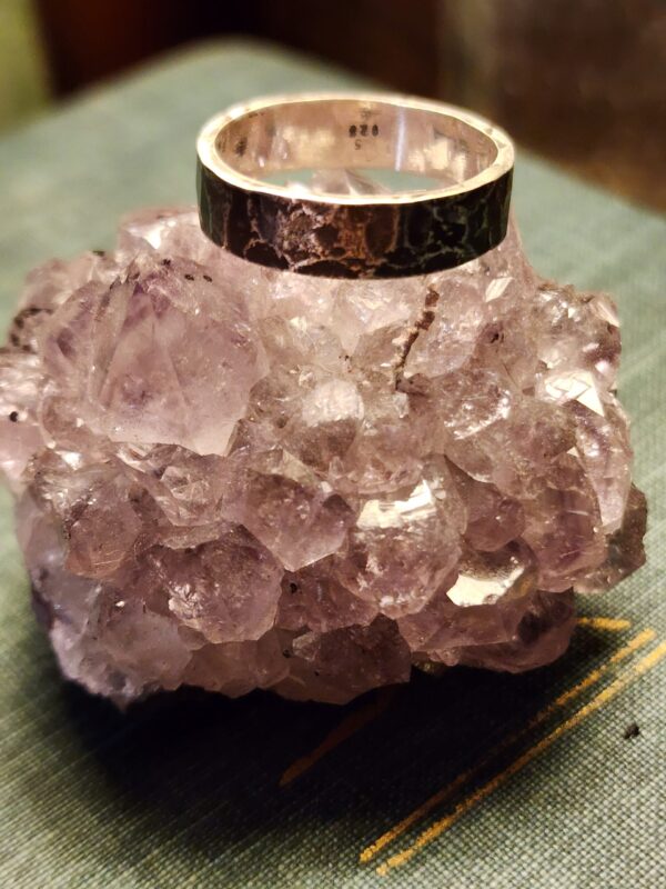 Forged Sterling Ring 9 - Size 7.5 - Image 5