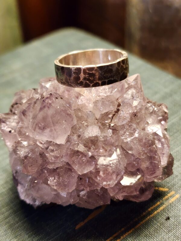Forged Sterling Ring 9 - Size 7.5 - Image 3