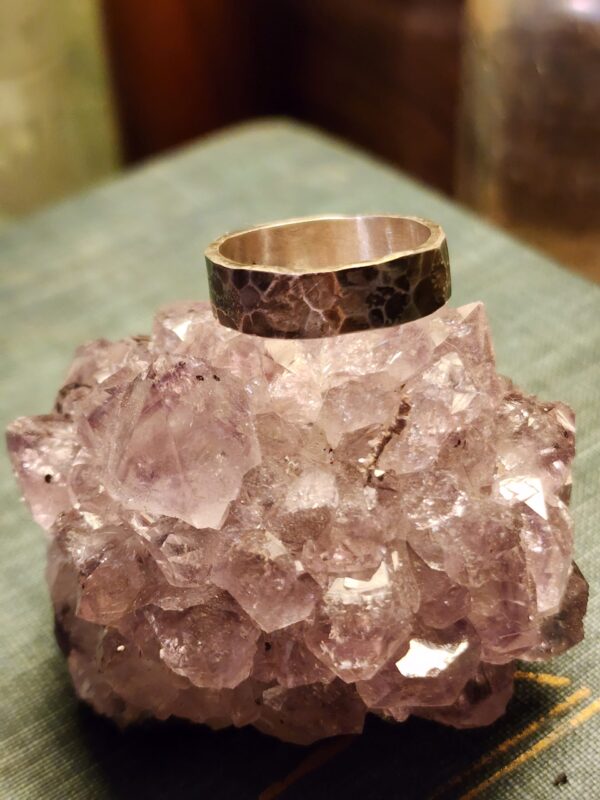 Forged Sterling Ring 9 - Size 7.5 - Image 2